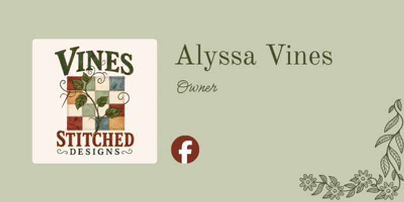 Vines Stitched Designs