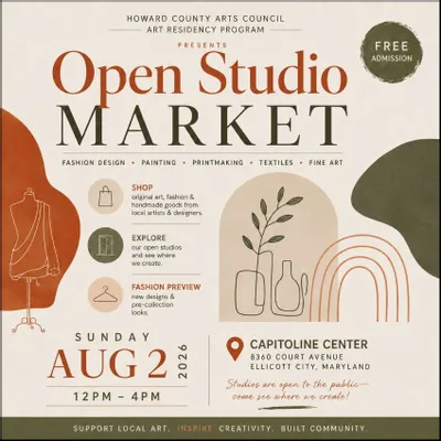 HoCo Arts RESIDENT ARTISTS OPEN STUDIO Market