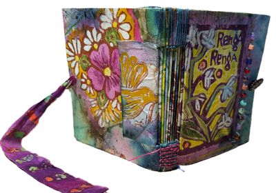 BUTTON-HOLE “RENGA RENGA” BOOK with Jeanne Levy