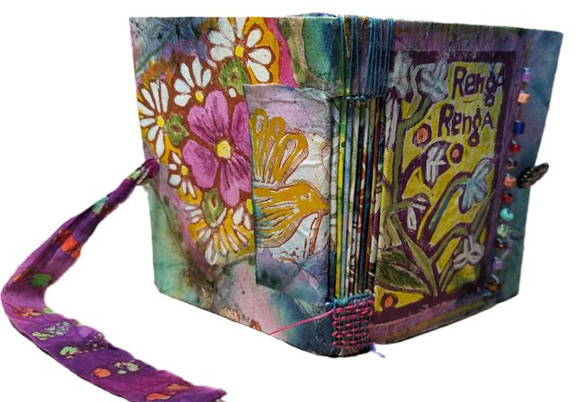 BUTTON-HOLE “RENGA RENGA” BOOK with Jeanne Levy