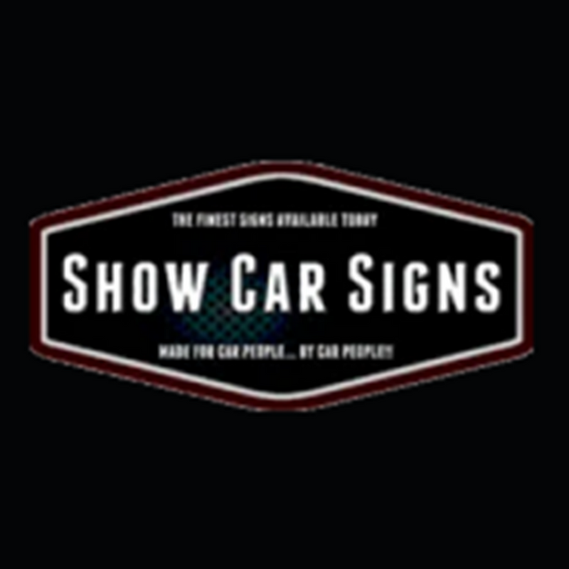 Show Car Signs