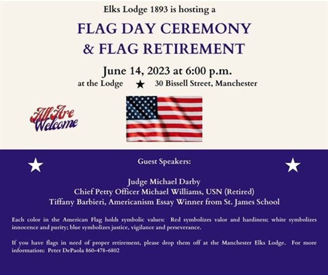 Flag Day Celebration at The Elks