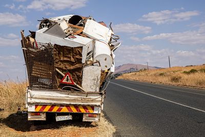 Junk on a truck