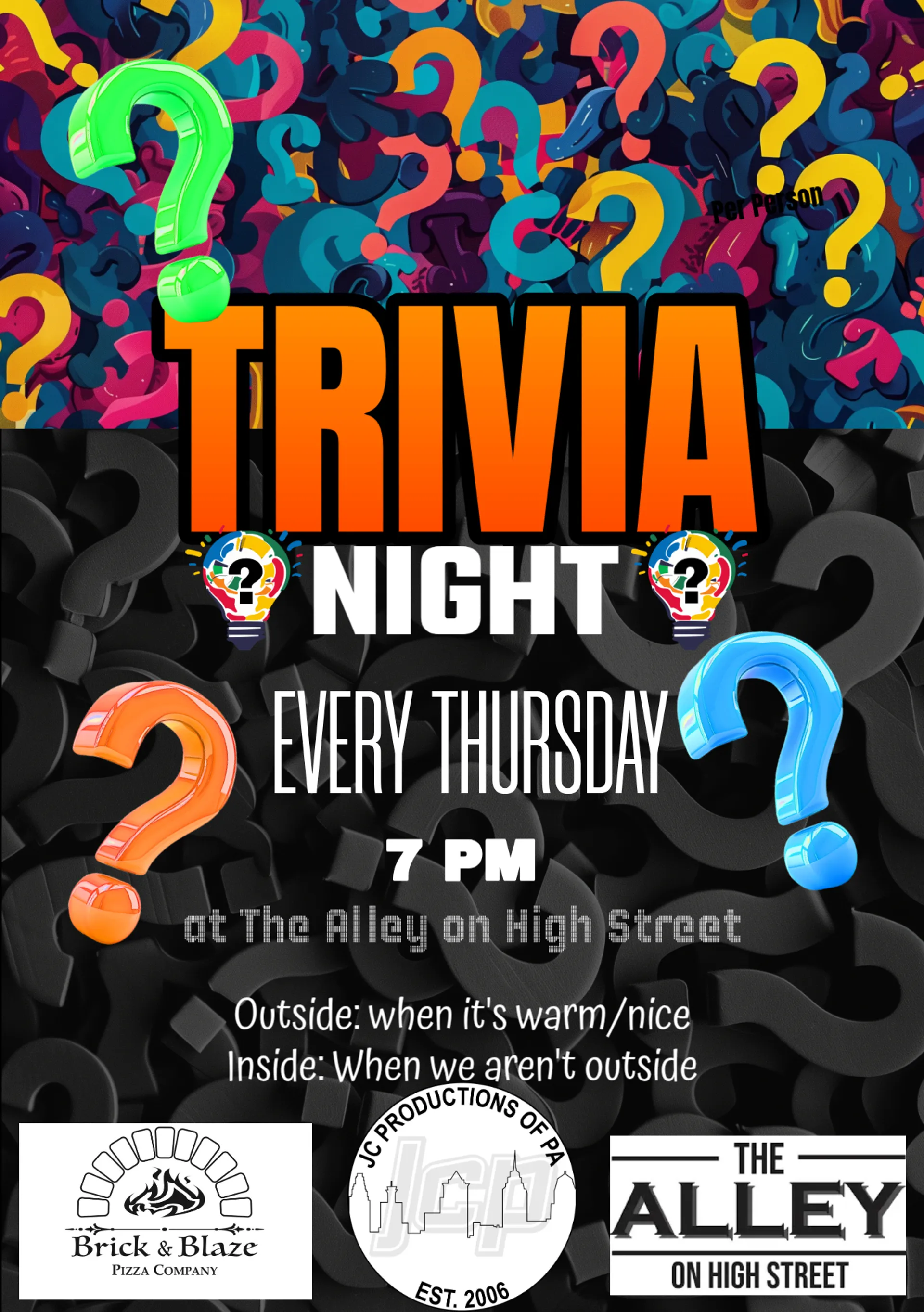 Trivia Night at The Alley on High