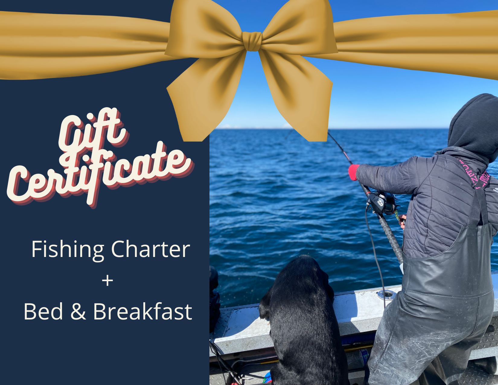 Gift Certificate -2 Nights+1 Day Fishing for Two Image