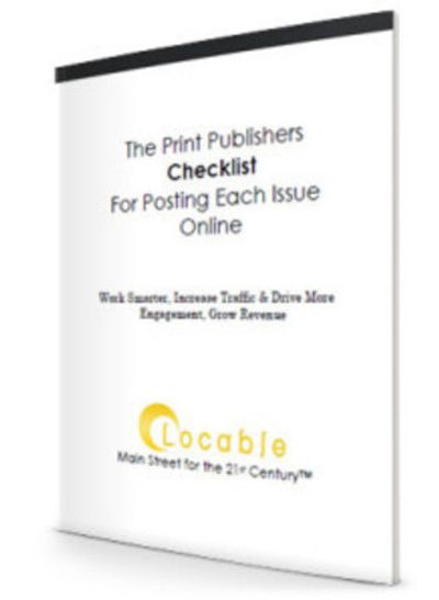 The Print Publishers Checklist For Posting Each Issue Online
