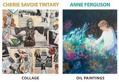 First Tuesday Artists' Reception: Cherie Savoie Tintary + Anne Ferguson Exhibition
