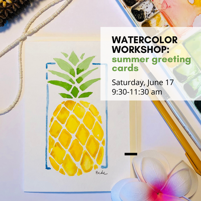 Watercolor Workshop: Summer Greeting Cards
