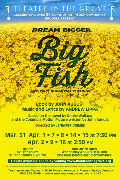 Big Fish The Musical at Theatre in the Grove